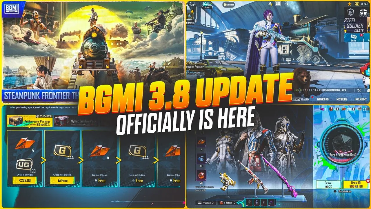 BGMI 3.8 Update Guide: New Features, How to Download, and Play Today!
