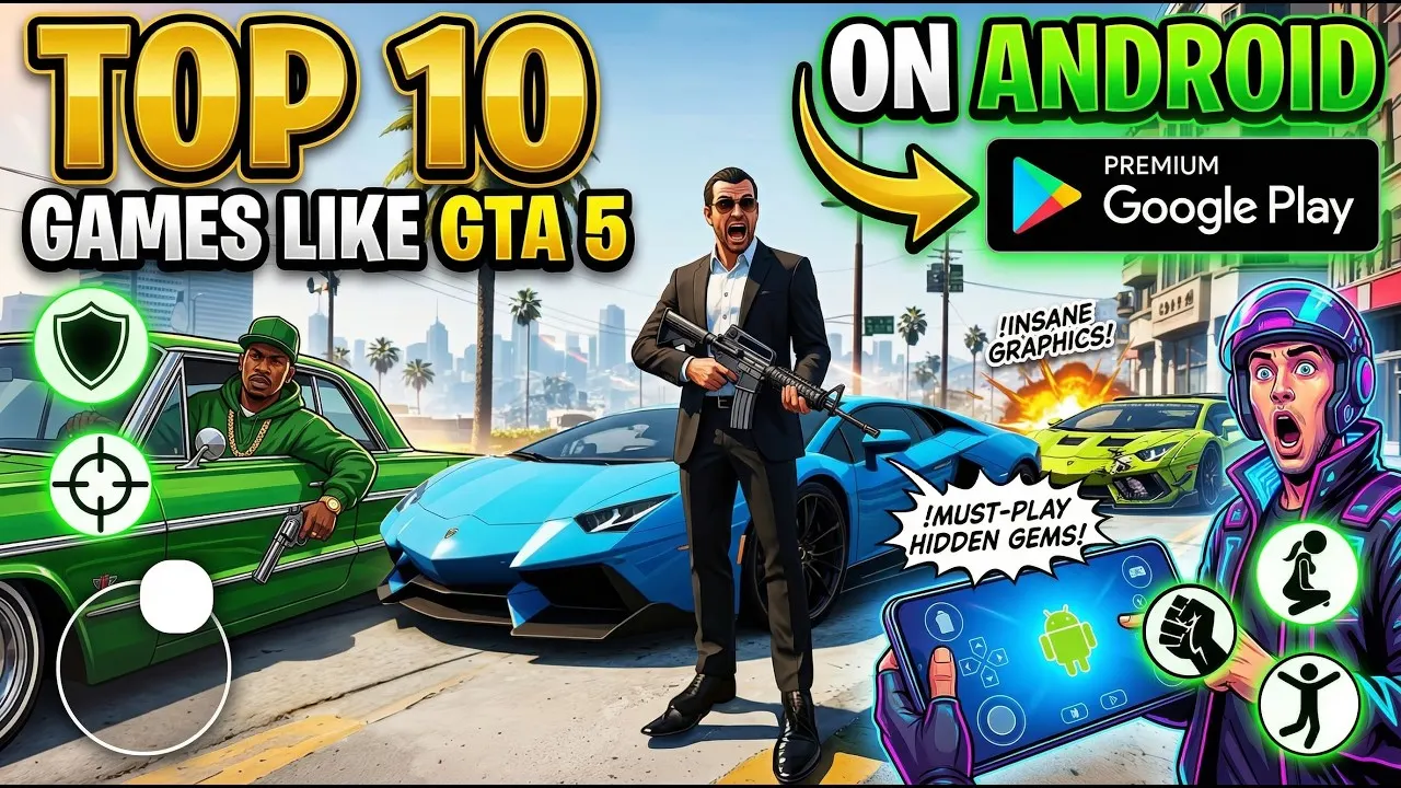 Best Open World Games Like GTA 5 on Android